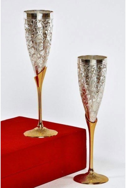 Gold Glass Set